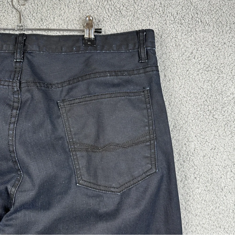 Alfani Jeans Mens Size 38x30 Blue Dark Wash Slim Straight Leg VTG 100% Cotton